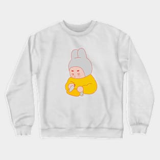 Bunny in the kitchen Crewneck Sweatshirt